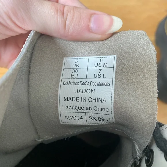 White Jadon Doc Martens - Picture 6 of 6